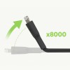 Belkin Certified PVC Lightning To USB-C To USB-C (Type C) Charge Cable, USB Cable, 3.3 Feet / 1M For Smartphone, White CAA003bt1MWH
