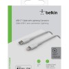 Belkin Certified PVC Lightning To USB-C To USB-C (Type C) Charge Cable, USB Cable, 3.3 Feet / 1M For Smartphone, White CAA003bt1MWH