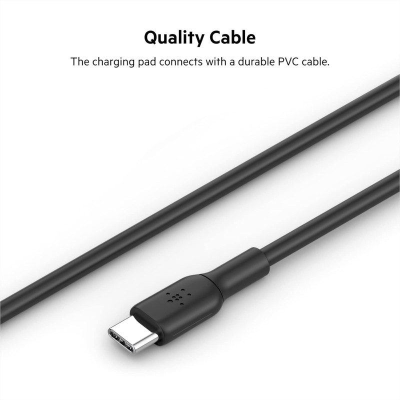Belkin Magnetic USB Type C Wireless Charger(Power Supply Not Included) Compatible Black (Wia005) WIA005btBK