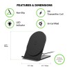 Belkin Boost Up Qi (5W) Wireless Charger Pad Compatible with iPhone 12, 12 Pro, 12 Pro Max Black F7U070btBLK