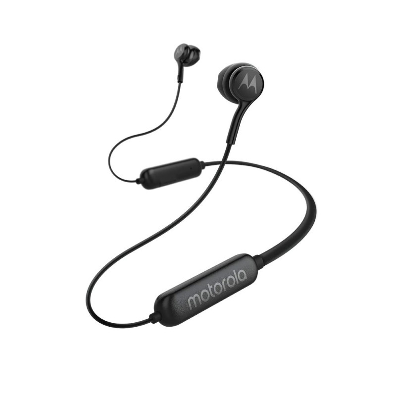 Motorola Lifestyle Ververap 105 Wireless Bluetooth in Ear Neckband Headphone with Mic (Black) SH051