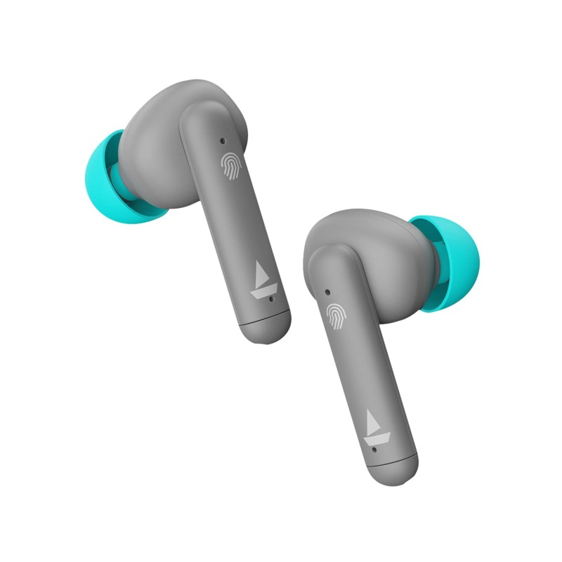 boAt Airdopes 148, Low Latency, ENx Tech, 42HRS Battery, Fast Charge, IWP, IPX4, Bluetooth Earbuds (Cider Cyan)