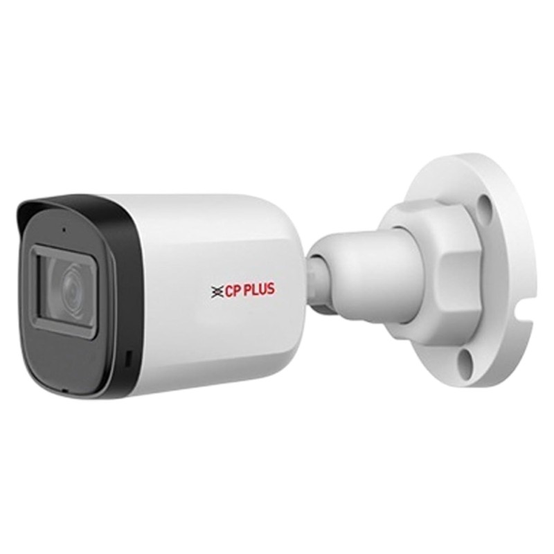 CP Plus 2.4MP IR Wired Bullet Outdoor Camera CP-URC-TC24PL3 Compatible Analog HD CCTV Camera, White