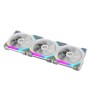 Lian Li UNI Fan SL120 3 Pack White - with Controller (ARGB 120mm LED PWM Daisy-Chain) 12UF3W