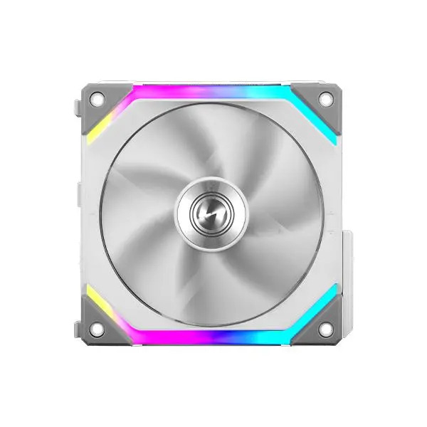 Lian Li UNI Fan SL120 3 Pack White - with Controller (ARGB 120mm LED PWM Daisy-Chain) 12UF3W