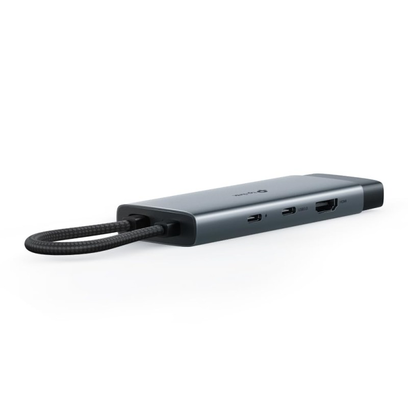TP-Link USB Type-C 6-Port Hub with a 4K@60Hz HDMI, 1 Gbps ethernet, 1× USB-C Data Ports (UH6120C)