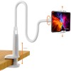Tukzer Universal Tabletop Mobile & Tablet Holder with 360 Degree Flexible Rotation for Bed, Table (Black) TZ-T10-P