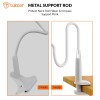 Tukzer Universal Tabletop Mobile & Tablet Holder with 360 Degree Flexible Rotation for Bed, Table (Black) TZ-T10-P