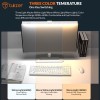 Tukzer 19-Inch Monitor Screen Light Bar with Smart Touch Sensor| USB Powered 5W LED E-Reading Lamp (White) TZ-ML-02