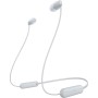 Sony WI-C100 Wireless Headphones with Customizable Equalizer for Deep Bass & 25 Hrs Battery (White)