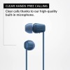 Sony WI-C100 Wireless Headphones with Customizable Equalizer for Deep Bass & 25 Hrs Battery (White)