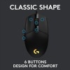 Logitech G102 Light Sync Gaming Mouse with Customizable RGB Lighting, 6 Programmable Buttons, Gaming Grade Sensor Black