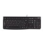 Logitech K120 Wired Keyboard for Windows, USB Plug-and-Play, Full-Size, Spill-Resistant, Curved Space Bar, Compatible with PC, Laptop