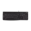 Logitech K120 Wired Keyboard for Windows, USB Plug-and-Play, Full-Size, Spill-Resistant, Curved Space Bar, Compatible with PC, Laptop