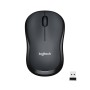 Logitech M221 Wireless Mouse, Silent Buttons, 2.4 GHz with USB Mini Receiver, 1000 DPI Optical Tracking Charcoal Grey 910-004882