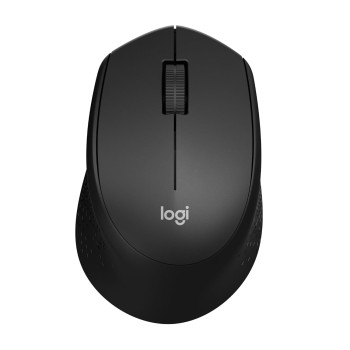 Logitech M331 Silent Plus Wireless Mouse, 2.4GHz with USB Nano Receiver, 1000 DPI Optical Tracking, 3 Buttons, 24 Month Battery Life, PC/Mac/Laptop