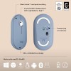 Logitech Pebble 2 Combo, Wireless Keyboard and Mouse, Quiet and Portable, Customisable, Logi Bolt, Bluetooth Tonal Blue