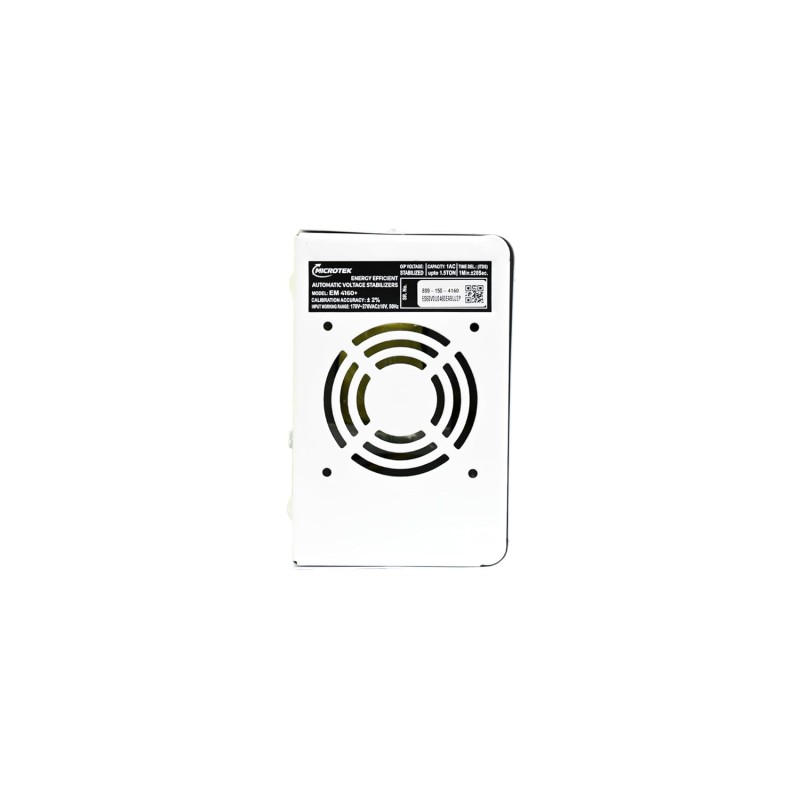 MICROTEK EM4160+ Automatic Voltage Digital Display Wall Mounted Stabilizer (160V-285V) for AC Air Conditioner Upto 1.5 Ton (Metallic Grey)