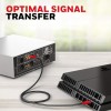 Honeywell Digital Optical Audio Toslink Cable 2 meter, 24K Gold Plated Connectors, PVC Jacketed Copper Wire HC000012/CBL/2M/BLK/TOS