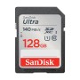 SanDisk Ultra UHS I 128GB SD Card 140MB/s for DSLR and Mirrorless Cameras SDSDUNB-128G-GN6IN