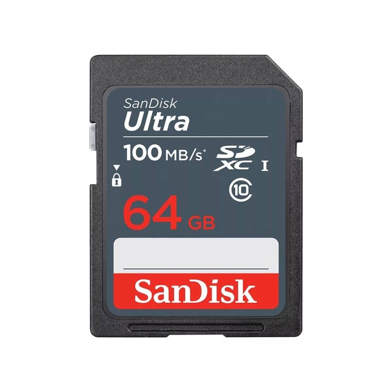 Sandisk 64GB Ultra SDXC UHS 1 Memory Card 100 Mbs SDSDUNR-064G-GN3IN