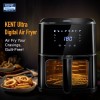 KENT Ultra Digital Air Fryer 4.5L |1500W| Bake, Grill & Roast | Up to 80% Less Oil Usage |8 Preset Menu|Rapid Heat Circulation