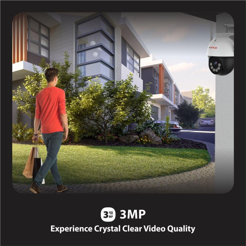 CP PLUS 3MP Outdoor CCTV Camera for Home | 4G SIM-Based Wireless Security Camera| EZ-S35T