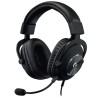 Logitech G Pro X Gaming Wired Over Ear Headphones with Mic Blue Voice DTS Headphone - (Black) 981-000820