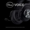Logitech G Pro X Gaming Wired Over Ear Headphones with Mic Blue Voice DTS Headphone - (Black) 981-000820