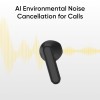 realme Buds T01 Truly Wireless in Ear Earbuds with AI ENC for Calls, 13mm Dynamic Driver (Black) RMA2406