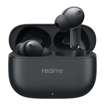 realme Buds T310 True Wireless in-Ear Earbuds with 46dB Hybrid ANC, 360° Spatial Audio, 12.4mm Dynamic (Vibrant Black) RMA2303