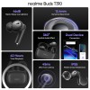 realme Buds T310 True Wireless in-Ear Earbuds with 46dB Hybrid ANC, 360° Spatial Audio, 12.4mm Dynamic (Vibrant Black) RMA2303