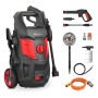 GoMechanic High Pressure Car Washer Pump, 2200 Watts Motor, 200 Bars Pressure, 7.5L/Min Flow Rate, 5m Outlet Hose LLHPW22