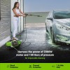 DYLECT Ultra Clean Pro High Pressure Car Washer Pump,2000 Watts Motor, 150 Bars Pressure,6.5L/Min Flow Rate DTPWHL2000