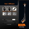 AGARO Royal High Pressure washer, 1800 Watts Motor, 140 Bars, 7L/Min Flow Rate, 5 Meters Outlet Hose, Upright Design Black and Orange
