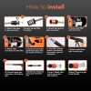 AGARO Royal High Pressure washer, 1800 Watts Motor, 140 Bars, 7L/Min Flow Rate, 5 Meters Outlet Hose, Upright Design Black and Orange