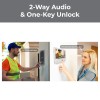 HIKVISION DS-KIS205T Wired Video Door Phone Kit | 7-Inch Indoor Monitor | HD Outdoor Doorbell Camera | Built-in Mic & Speaker