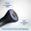 MOZEN by Amkette 81W Car Charger Type C 45W PD + USB-A 36W QC Dual Port Car Charger CQC09