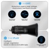 MOZEN by Amkette 81W Car Charger Type C 45W PD + USB-A 36W QC Dual Port Car Charger CQC09