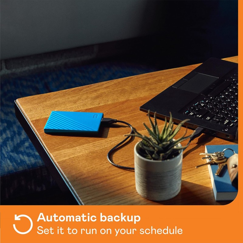 Western Digital (WD) Western Digital WD 2TB My Passport Portable Hard Disk Drive, USB 3.0 with Automatic Backup, 256 Bit AES Hardware External