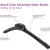 Bosch Wiper Blade 3397016578KTS CLEAR Advantage, Single, 18 Inch, Driver Side, Comes with Easy to Install Quick-clip Adapter