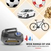 GoMechanic Digital Tyre Inflator for Car - 150 psi, 12V DC Portable Air Pump/Compressor with Digital Tyre Pressure Gauge