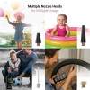 Dylect Tyre Inflator for Car and Bike| Home Use| Works Both on DC Port & Battery| Type-C Charging| 6000mAh BIS Certified