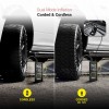 Dylect Tyre Inflator for Car and Bike| Home Use| Works Both on DC Port & Battery| Type-C Charging| 6000mAh BIS Certified
