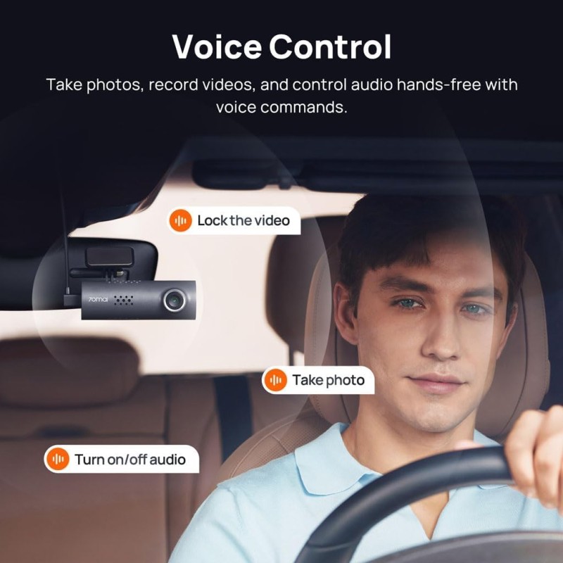 70mai M200 HDR DashCam 3, STARVIS 2 IMX662, 1080P with HDR Imaging, F1.8 Large Aperture, MaiColor