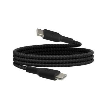 Belkin Apple Certified Braided USB-C to USB-C Cable (1 Meter) for iPhone 17, Air, Pro, Pro Max, 16, 15, Black CAB004