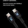 Belkin Apple Certified Braided USB-C to USB-C Cable (1 Meter) for iPhone 17, Air, Pro, Pro Max, 16, 15, Black CAB004