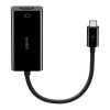 Belkin USB-C to HDMI Adapter - Black | High-Speed 4K Ultra HD Video Output Converter | USB Type-C to HDMI Display Cable for Laptop, MacBook, Tablet &
