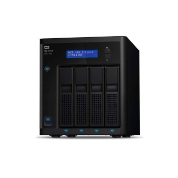 Western Digital (WD) WD 24TB My Cloud PR4100 Pro Series Media Server with Transcoding_ NAS - Network Attached Storage - Intel Pentium N3710 Quad-core