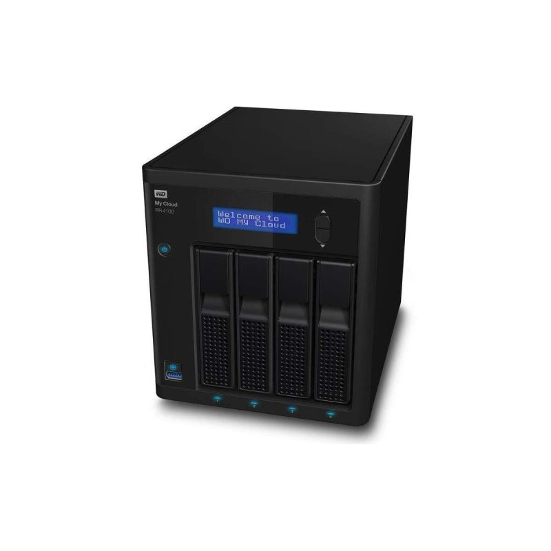 Western Digital (WD) WD 24TB My Cloud PR4100 Pro Series Media Server with Transcoding_ NAS - Network Attached Storage - Intel Pentium N3710 Quad-core